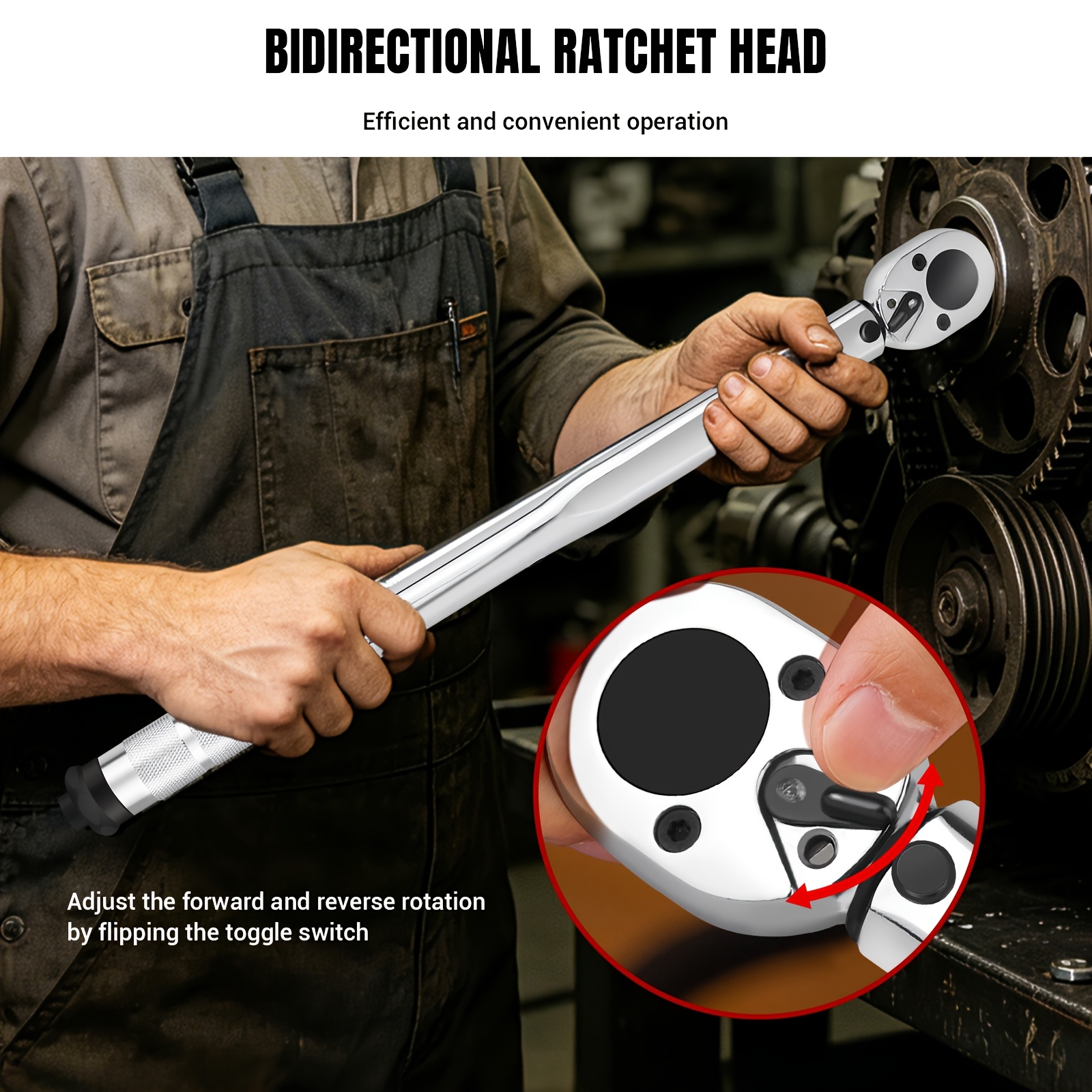 Drive Torque Wrench Precision Click Type Tool for Bikes
