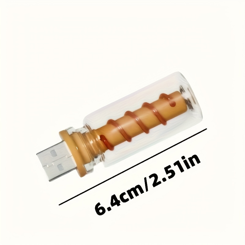Transparent Spring Touch Dimming USB Mood Light for Ambient Lighting