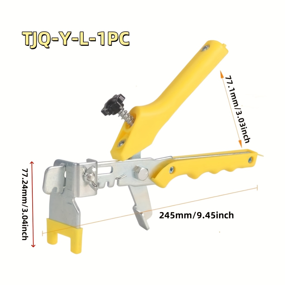 TEMU XXSL 1 pièce Pince de mise à niveau professionnelle pour carrelage – Pince à main pour sol, outil d'installation de carrelage, système de mise à