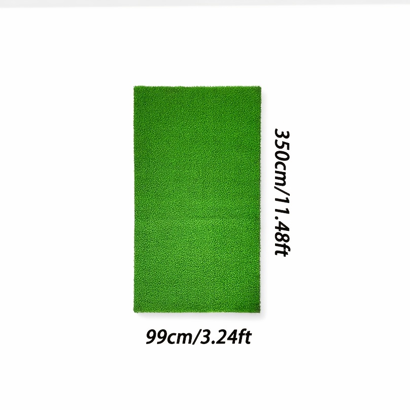 Extra Thick 99.06x999.74 cm Green Artificial Grass, Outdoor Rugs, Patio Lawn Mat with TPR Rubber Backing, Non-Shedding Easy to Clean, Suitable for Yard, Garden, Hallway, Christmas Easter Gift