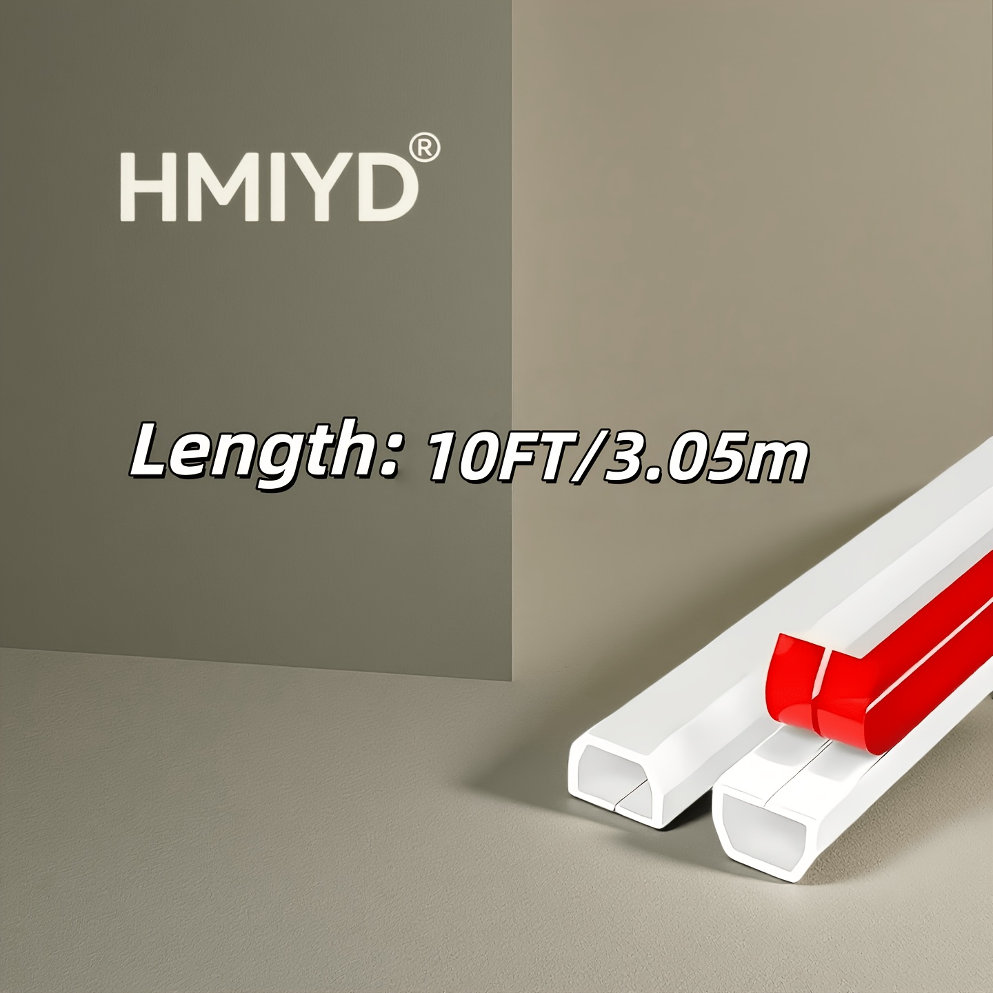 TEMU 10Ft Lange Zelfklevende TV Kabel Verborgen, Flexibel Kabelmanagement Apparaat voor Home Audio, RG6 Coaxiale Kabel , HDTV Kabel Verborgen