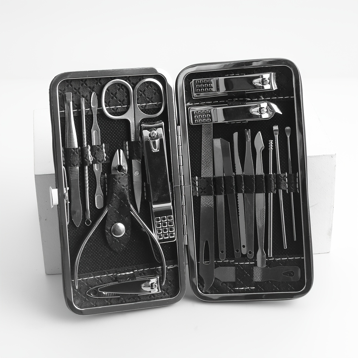 6-Pack Manicure and Pedicure Set with Travel Case