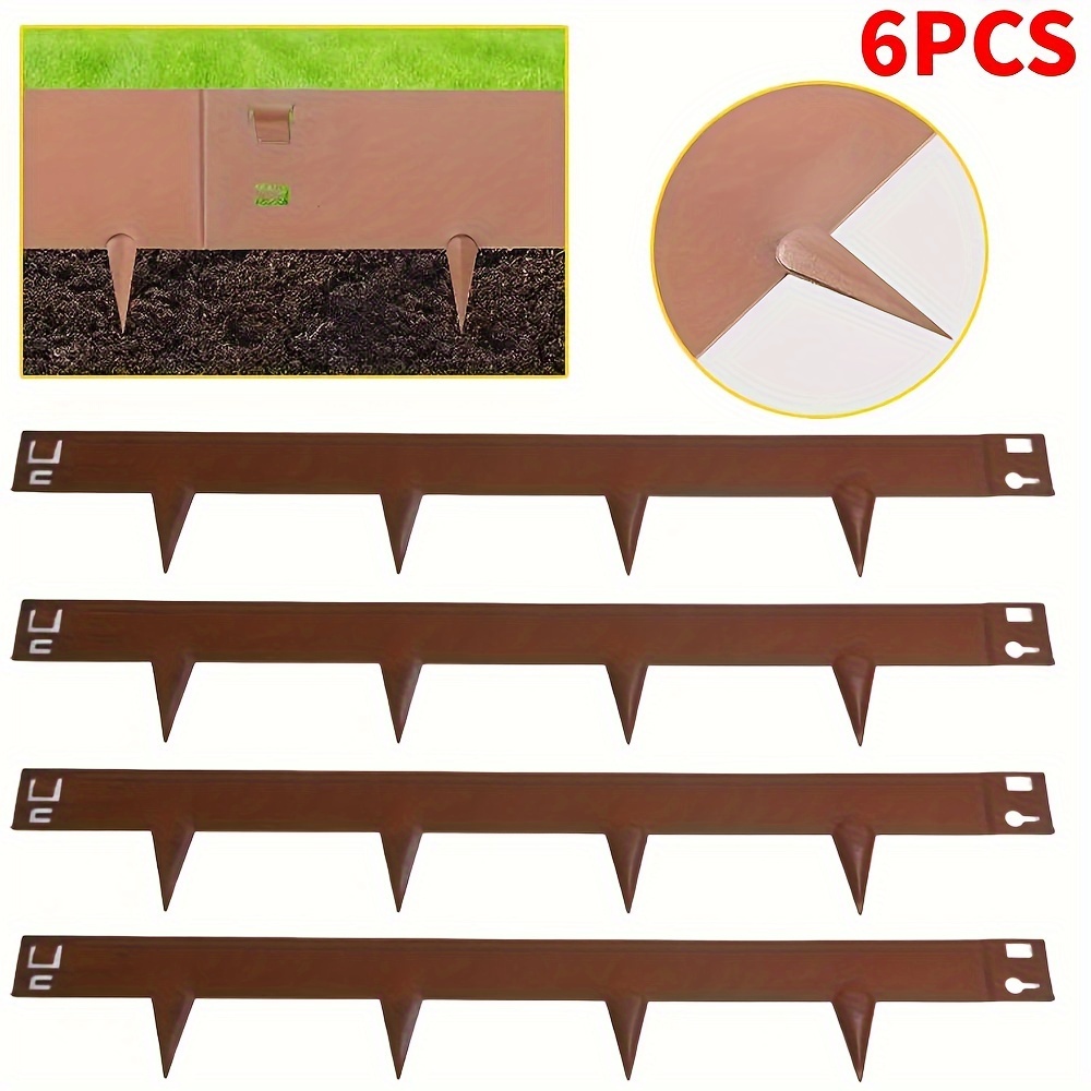 

Steel Edging Steel Landscape Edging Garden Bed Metal Border Edge Rusted Rustic Patina 40 Inch Strips 5 Inch Depth For Yard Lawn Outdoor Flower Plant Vegetable 6 Pcs