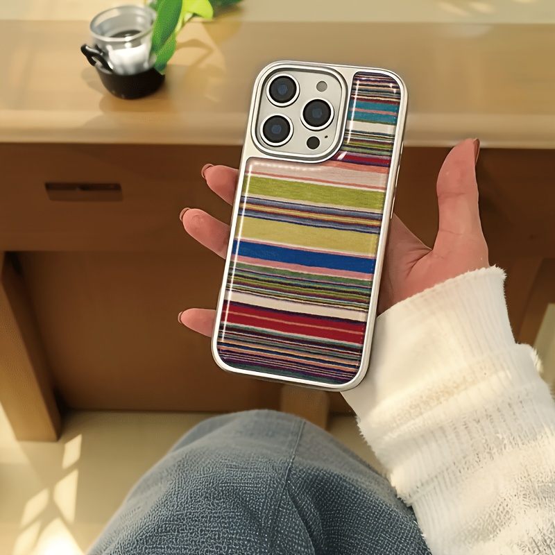 TEMU Phone Case - 1pc Printed Cover Anti-fall Protective Phone Case Soft Case Suitable For For Iphone 17/16/12/13/14/15 Plus Pro Max/plus And Other