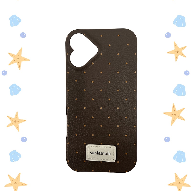 The Camera Is in The Shape of Love, Apple 16Plus Female 16 Cute Lychee Pattern, And The Leather Pattern Is Suitable for Apple 16 Single-Piece Mobile Phone Case, Which Feels Comfortable. - Image 19