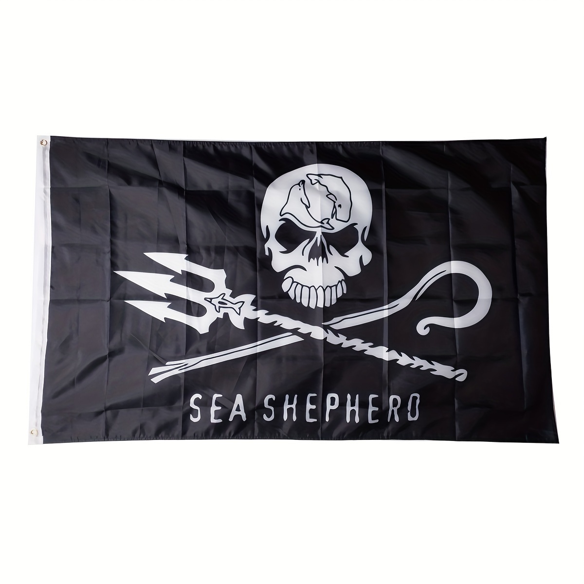 

Drapeau de pirate des mers avec crâne pour les activités d'Halloween 3x5ft/90x150cm pour la décoration intérieure, extérieure, du jardin et de la maison.