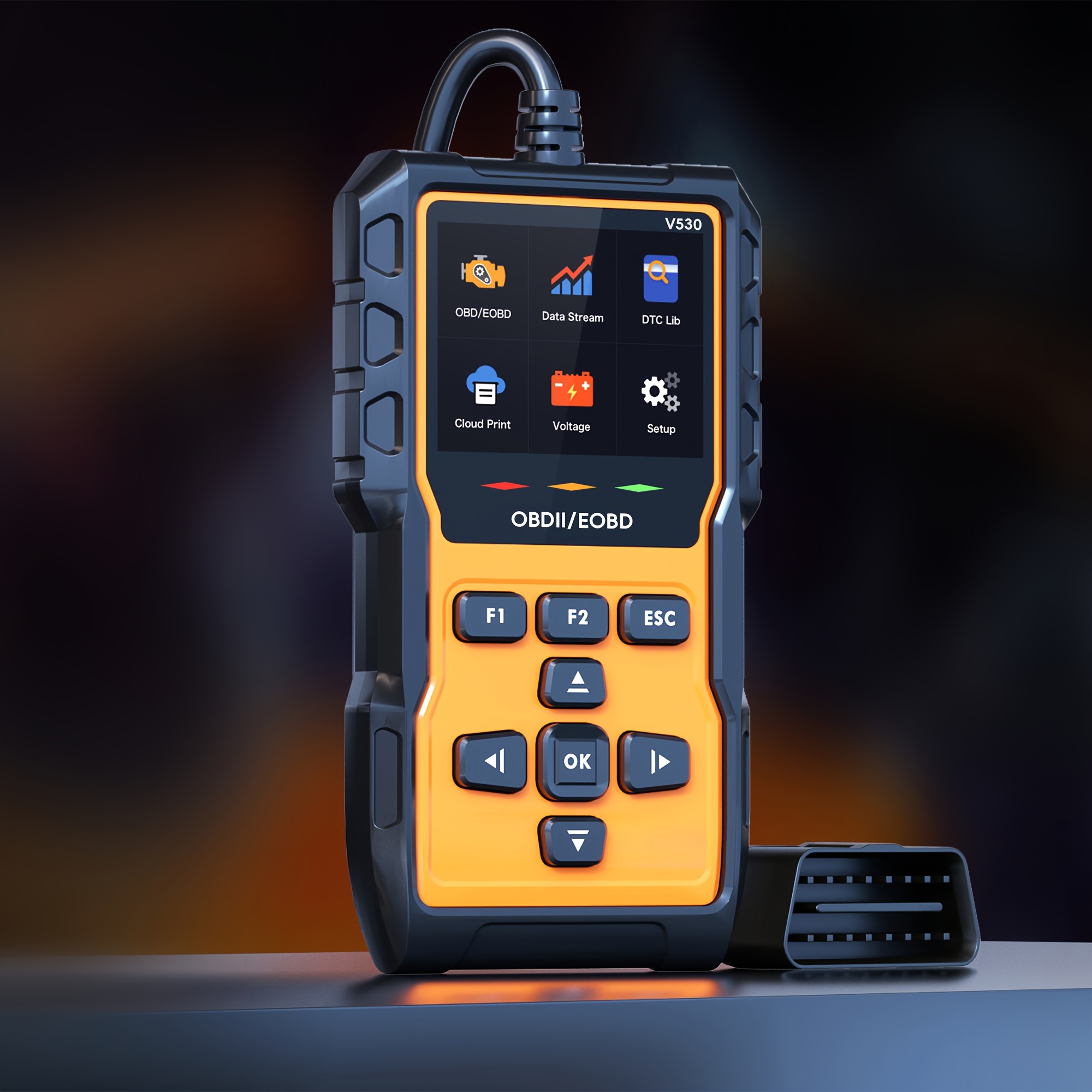 E-shop Professionelles -Scanner-Diagnosegerät, Motorfehler-Code-Lesegerät -Scanner mit Zurücksetzen, 6, 8 & I/M-Bereitschaft, Auto--Diagnose-Scantool