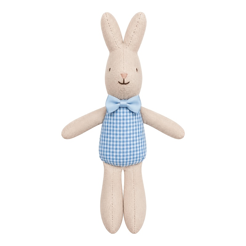 Handmade Fabric Rabbit Doll, Cute Nordic Style Puppet