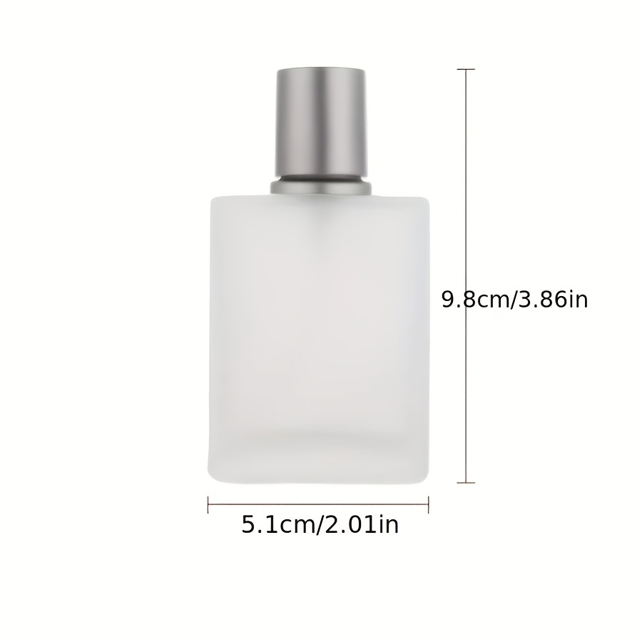 TEMU 30/50ml Flacons Vaporisateurs en Verre Vide, Atomiseur de Parfum Rechargeable, Spray à Fine, Flacons de Parfum Vides
