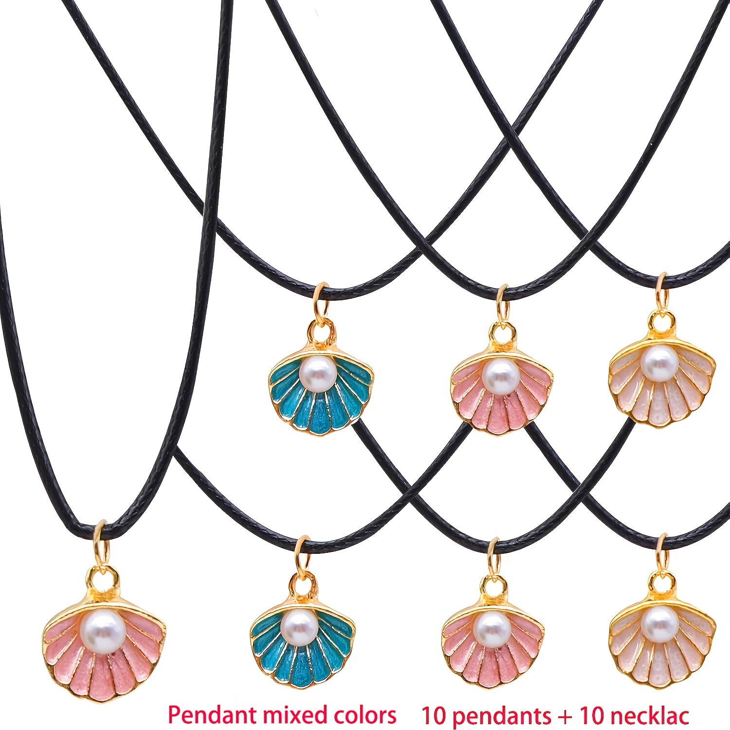 TEMU Set da 10 pendenti a forma di in smaltata con cordino , bomboniere a tema , decorazioni per feste a tema con rosa e viola, adatti per compleanni