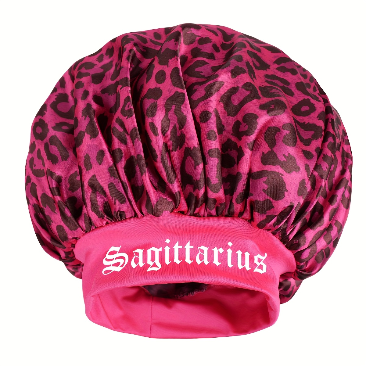 CHORHA Satin-Schlafkappe Verstellbar – Doppelseitig, Für Haarschutz & Glatte Haare (Hot Pink)