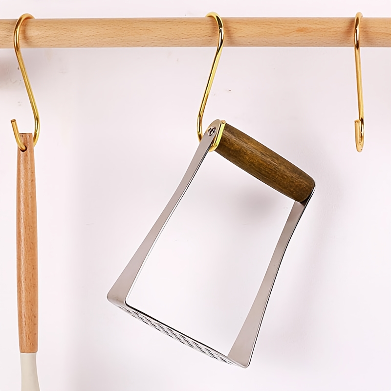 Heavy Duty Stainless Steel Potato Masher for Smooth Mashing