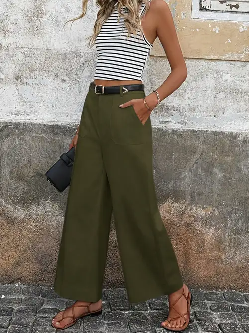Women's summer wide leg casual pants 4382 Women's summer wide leg casual pants 4382