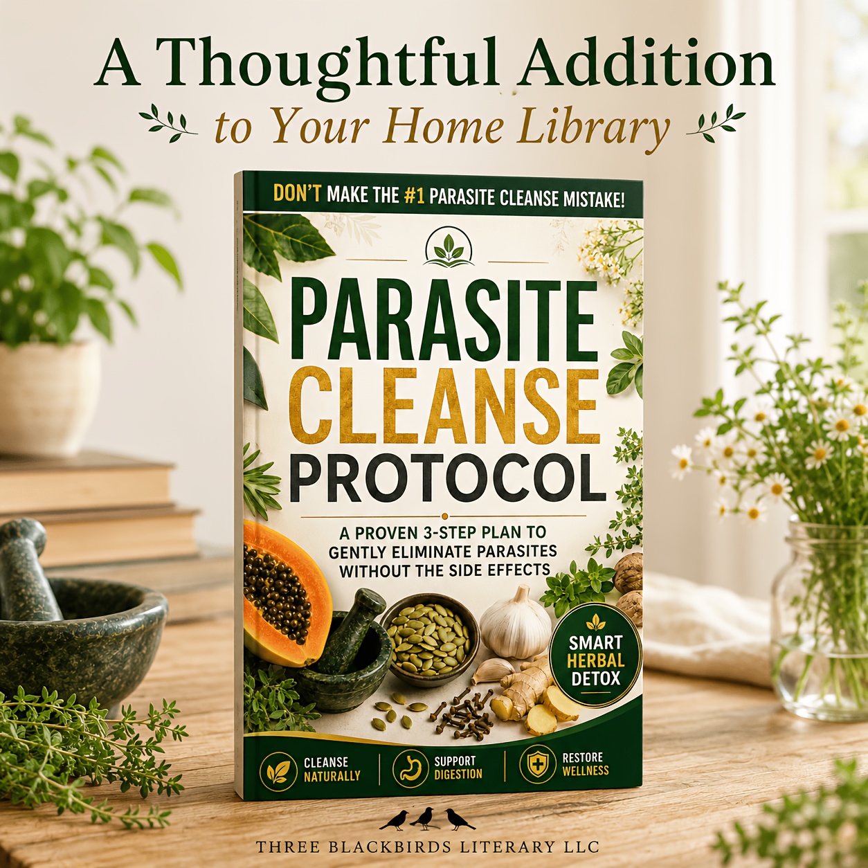 TEMU Holistic Detox Lovers Must-have Parasite Cleanse Protocol Guide Book Avoid The Top Parasite Cleansing Mistakes Proven 3-step Gentle Herbal Plan