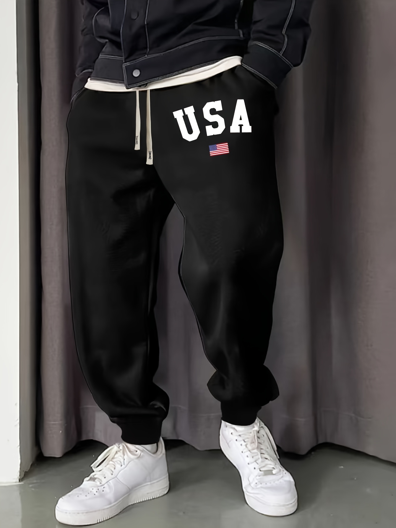 Pocket Mens Big And Tall Joggers *'s Plus Size Casual Sweatpants