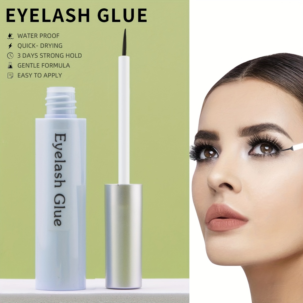 6ml Waterproof Eyelash Glue For Hold Winter-proof, Hypoallergenic Perfect For Beginners Ideal Gift For Birthdays Or Holidays Strong & Sealing For Personal Eyelash Extensions