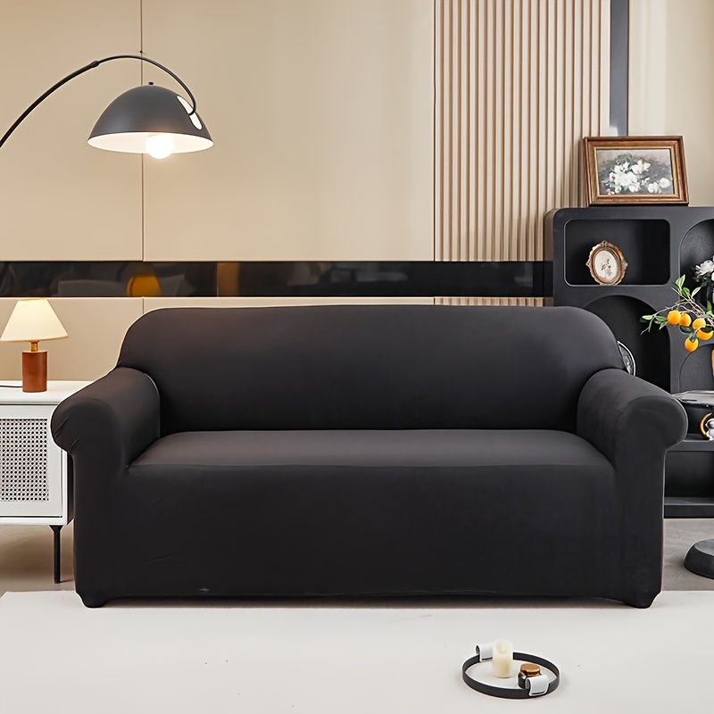 TEMU 1 stuks kleur stretch bankhoes, ademend, geschikt voor alle seizoenen, geschikt voor woonkamer en appartement renovatie