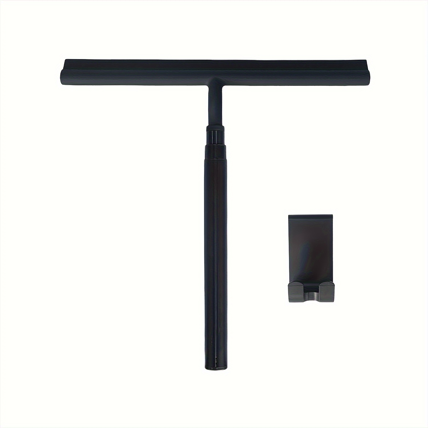 1pc Shower Squeegee With Long Handle For Glass Doors, Tile Walls, Mirrors And Windows, Telescoping Squeegee For Glass Cleaning, Bathroom Squeegee Floor Squeegee Scrubber Windows Wiper Cleaning Tool