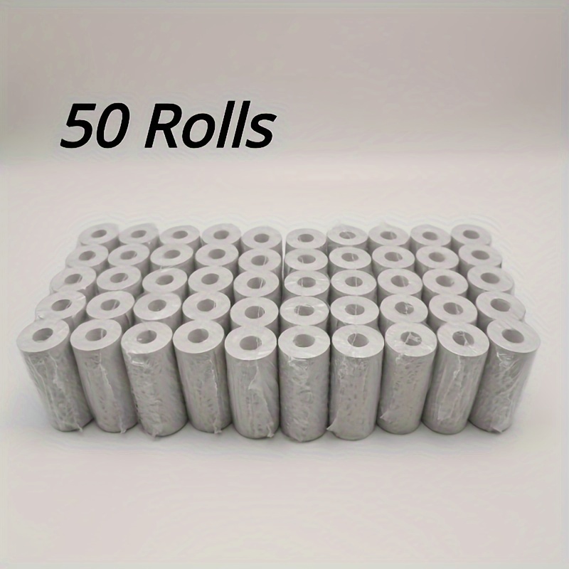 50 Rolls Of Mini Thermal Printer Paper, Suitable For Most Mini Printers, Photo Labels, Suitable For Family , Study Notes, Picture , Diary, Holiday Gifts