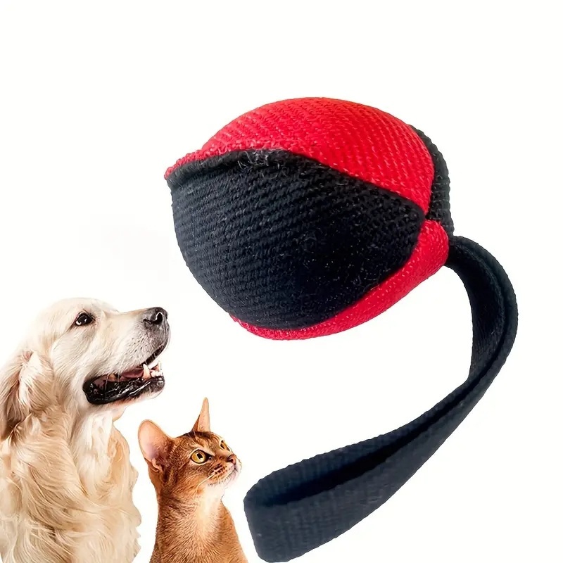 TEMU Dog Chew Ball Toy, Durable And Easy To Throw, Shaped Like A Ball, Suitable For Outdoor Interaction And Play With Pets, For And Playing