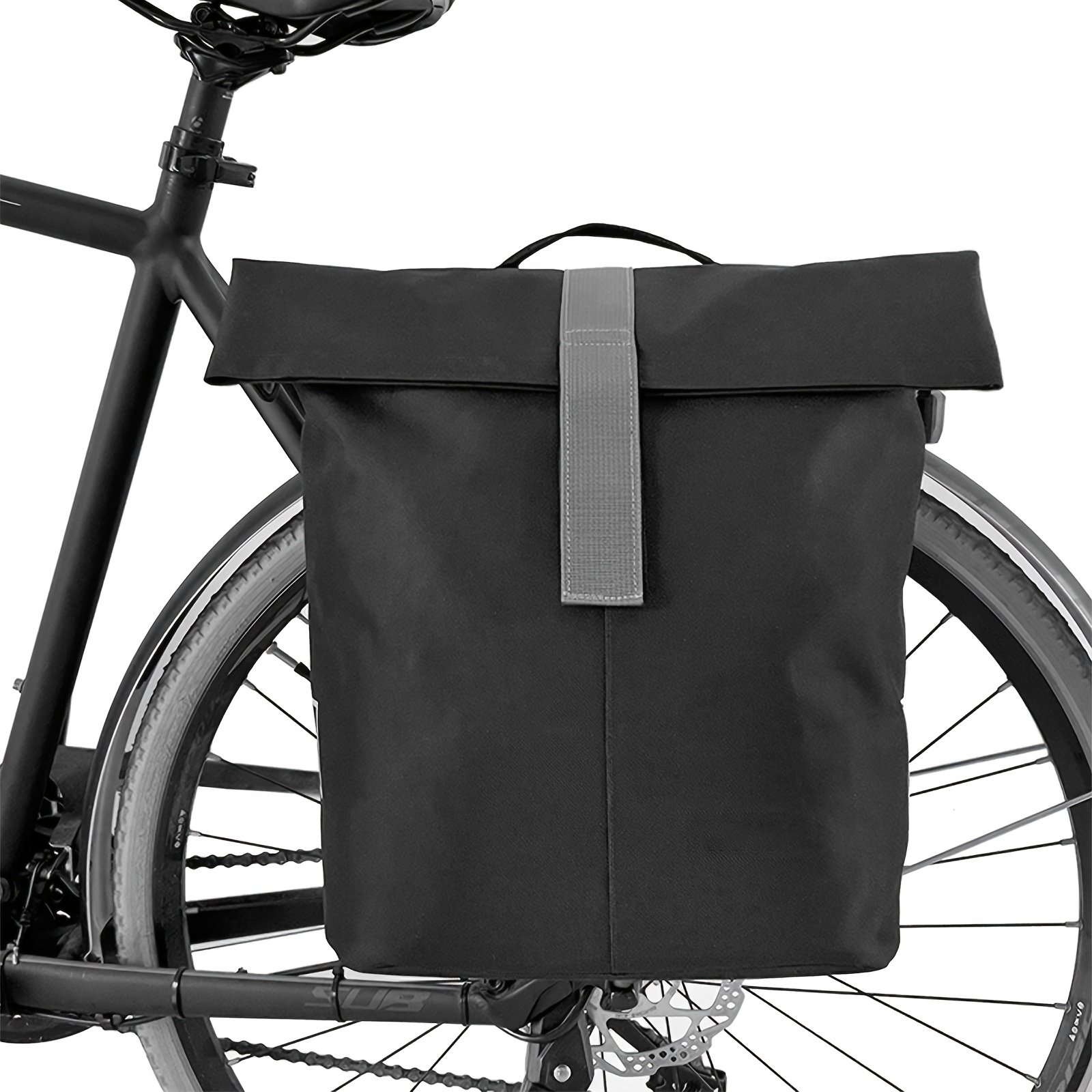 Bike Rear Seat Bag 14l Large Capacity Bicycle Rear Rack Pannier Crossbody Bag For Cycle Traveling Commuting