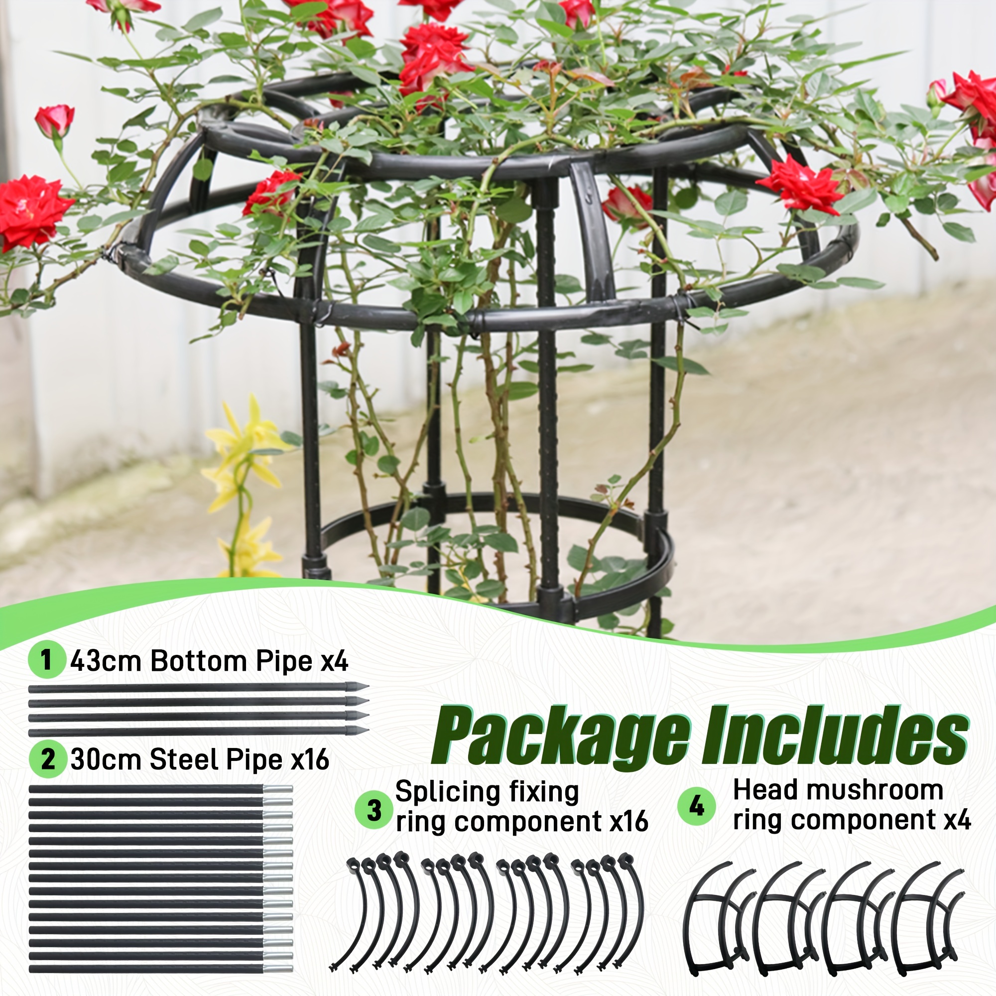 Mushroom Top Climbing Support Frame