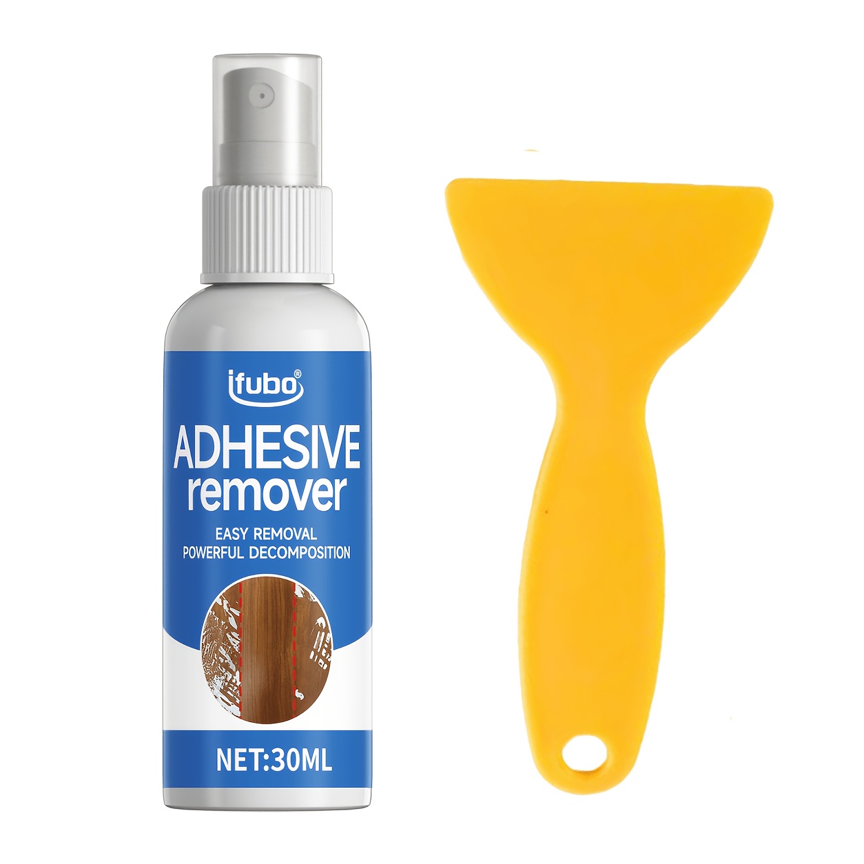 TEMU Adhesive Hook Remover - Professional Adhesive Dissolving Spray, Easily Removes Glue Marks Left By Hooks, Labels, Glue, Decals, Car Stickers,