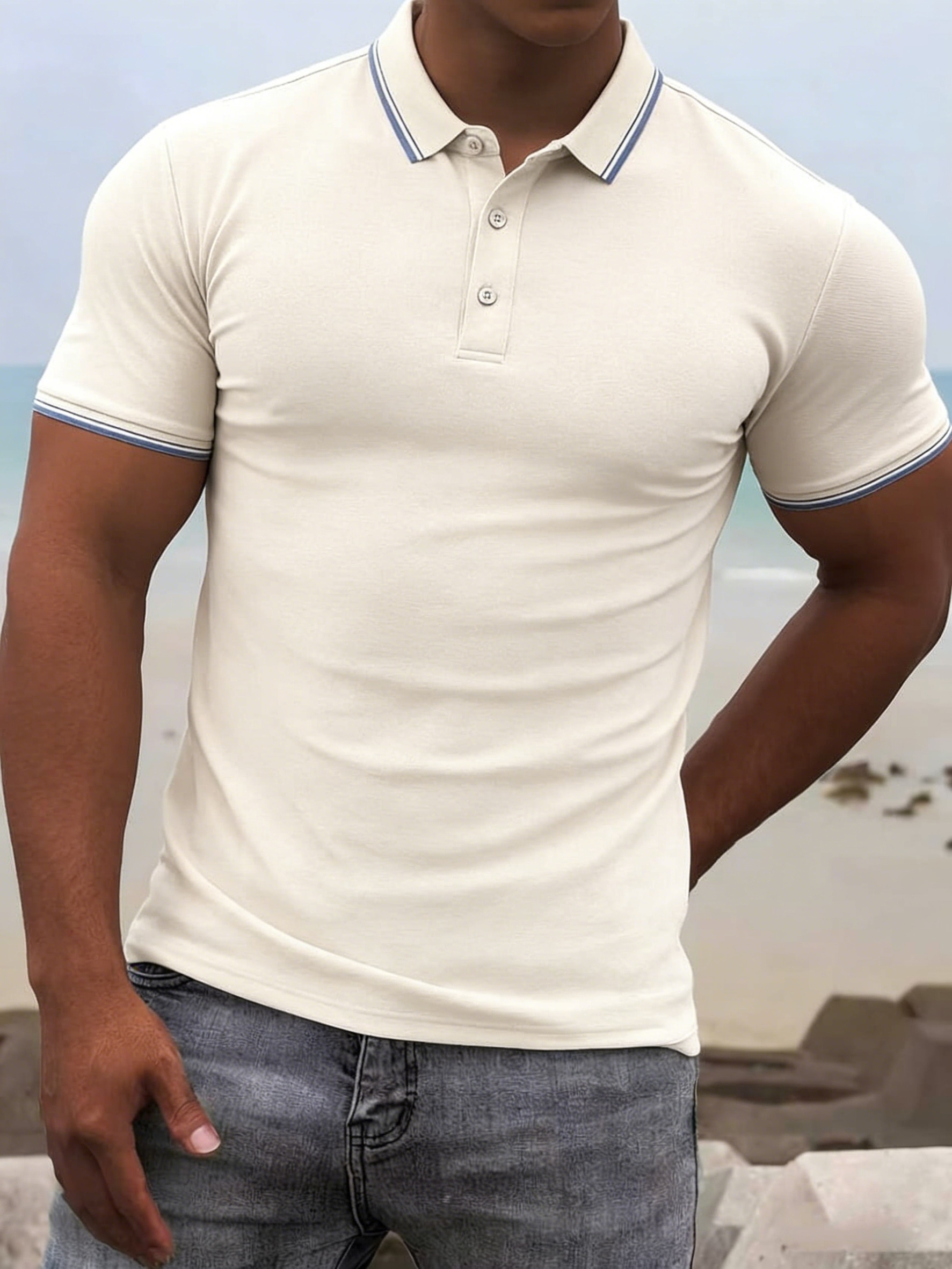 Men's Shirt Short Sleeve 2026 New Summer Lightweight Business T-Shirt Casual Collared Half-Sleeve