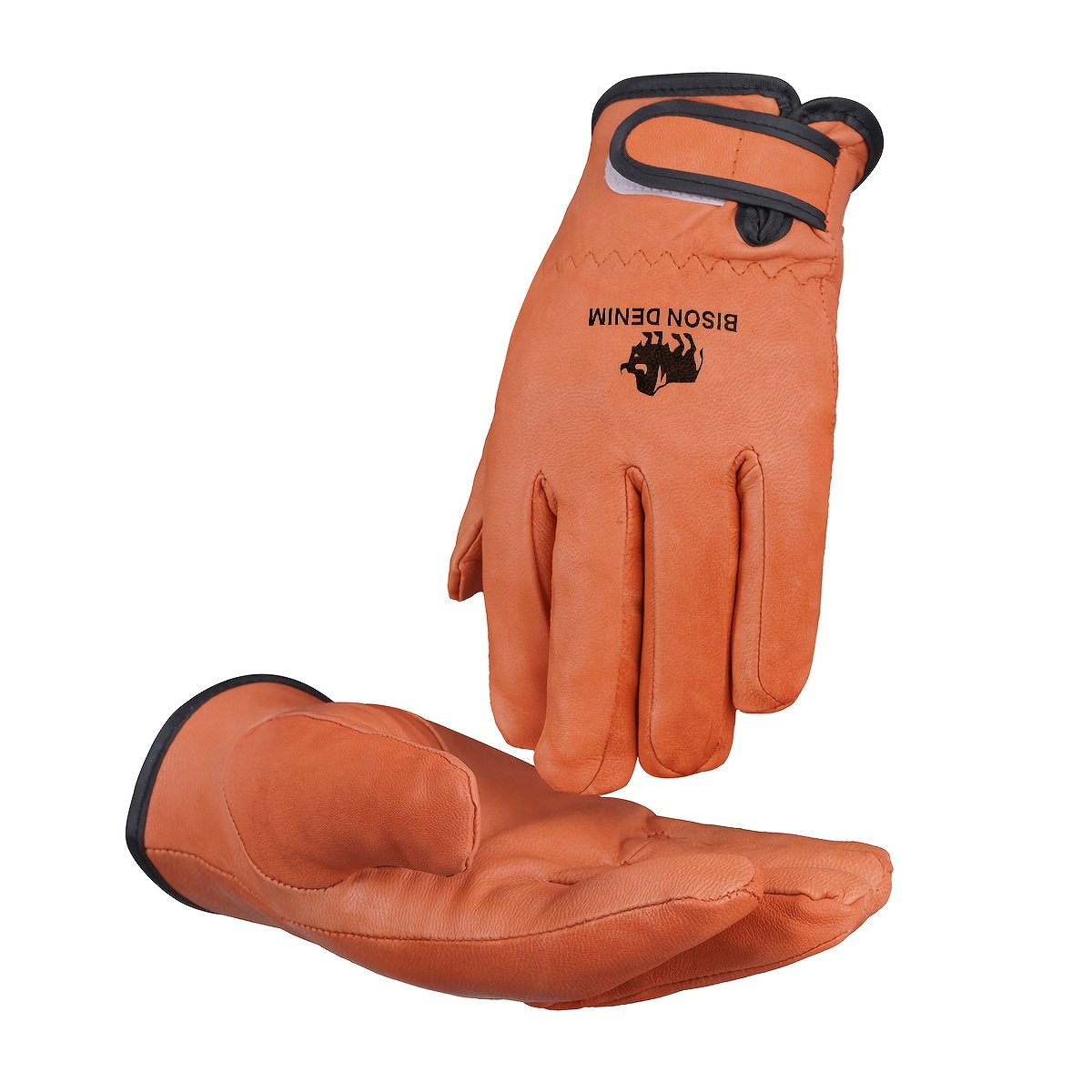 E-shop DENIM Robuste Outdoor-Handschuhe aus Schafleder | Vollfinger-Design, Klettverschluss, Ideal für den täglichen Gebrauch und Outdoor-Aktivitäten