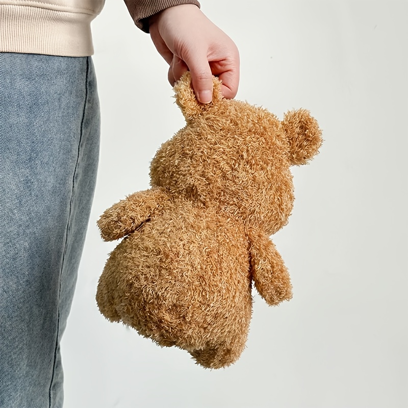 Cute Fluffy Brown Teddy Bear Plush Toy