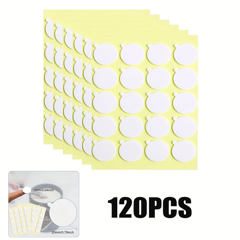 Round Candle Wick Stickers, 20mm/0.79in, Diy Double-sided Tail Adhesive For Wax Wicks And Candle Making, Candle Making Supplies, Wick Attachment, Peeloff Paper Backing