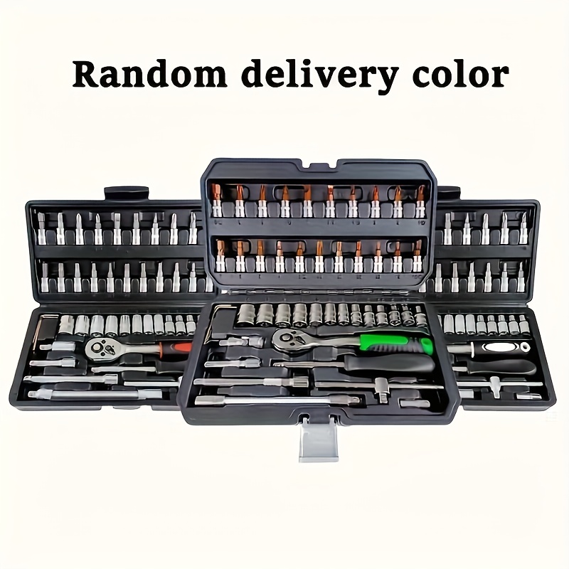 

46pcs 1/4- Diy - And Screwdriver Set For Bikes, & Trucks - Iron , No Battery Needed,