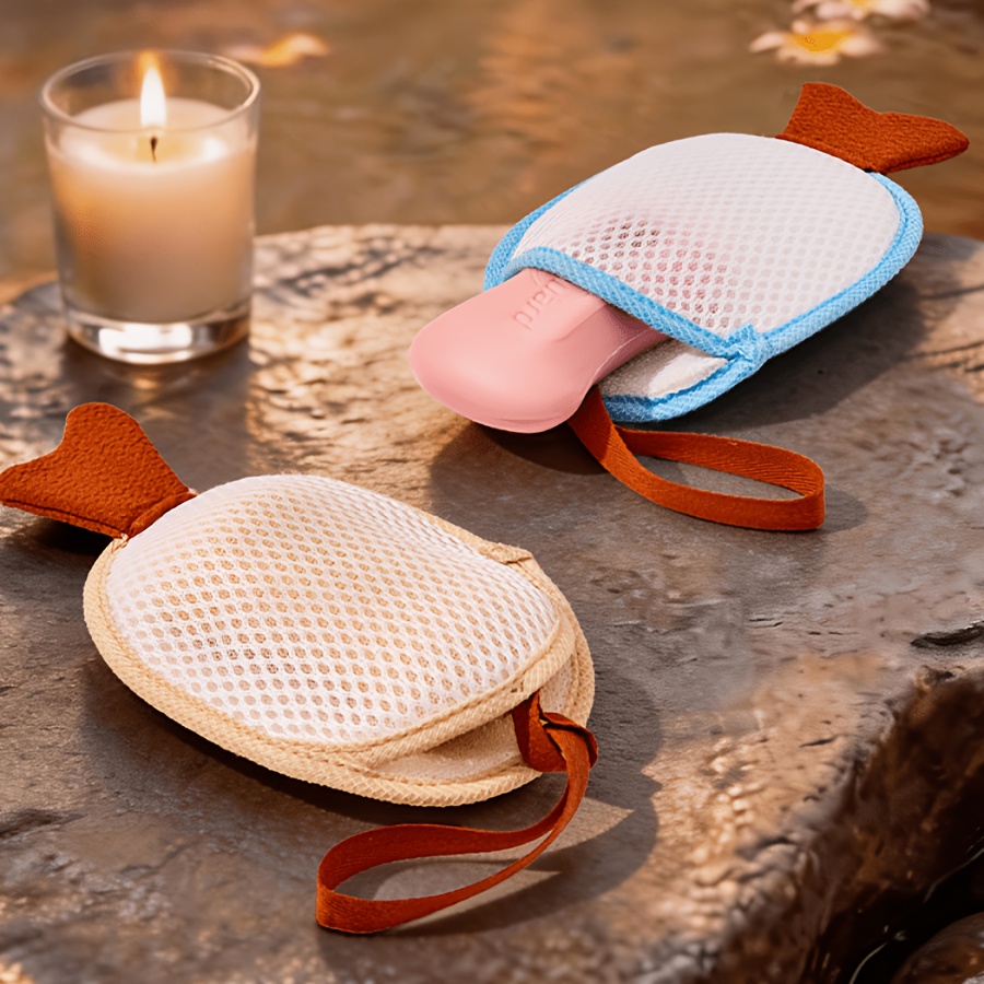 Exfoliating Bath Loofah with Cartoon Pattern for Deep Cleansing
