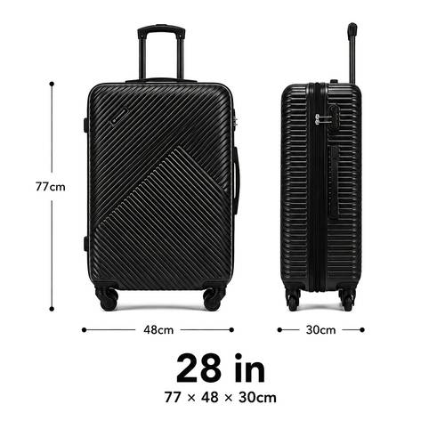 hinweis: bitte nach produktgröße kaufen!! 6-teiliges koffer-set reisetasche inklusive kosmetiktasche, hartschalen-kabinentasche-set mit universalrädern, make-up-tasche, eu-kabinentasche, tragbare leichte abs-gepäck