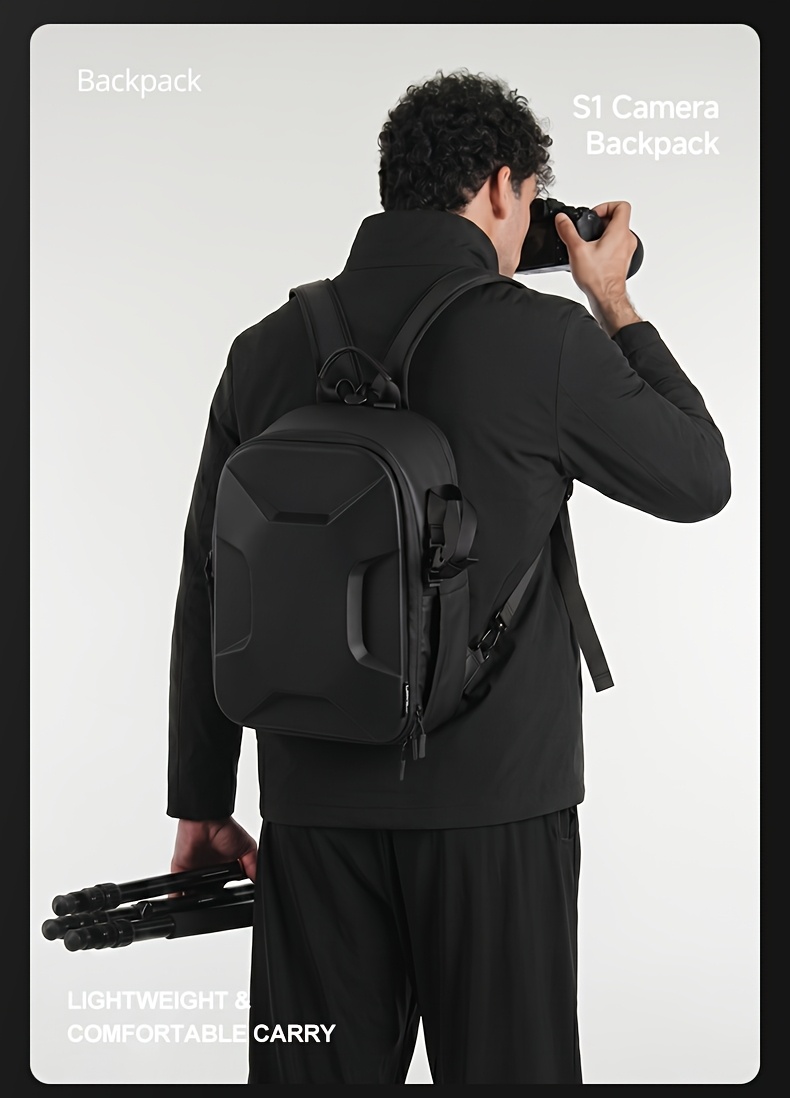   per fotocamera rigido multifunzionale,     da viaggio e campeggio per attività allaperto, borsa portaoggetti quotidiana per fotocamera dslr per   nikon sony   dslr   tele  videocamera | borsa per fotocamera con custodia    -s1 Dettagli dell'articolo 3