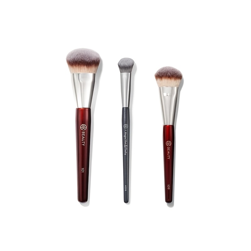 TEMU Set Of 3 Perfect Facial Makeup Brushes