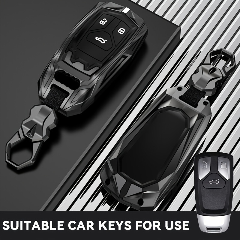 Image of Fit For Key Case For A4l Q5l A5 A7 Q7 Q8 S5 A6 A3 S6 A6l A8l Key Bag Key Chain Car Key Additions Car Key Box Car Key Bag Car Key Additions