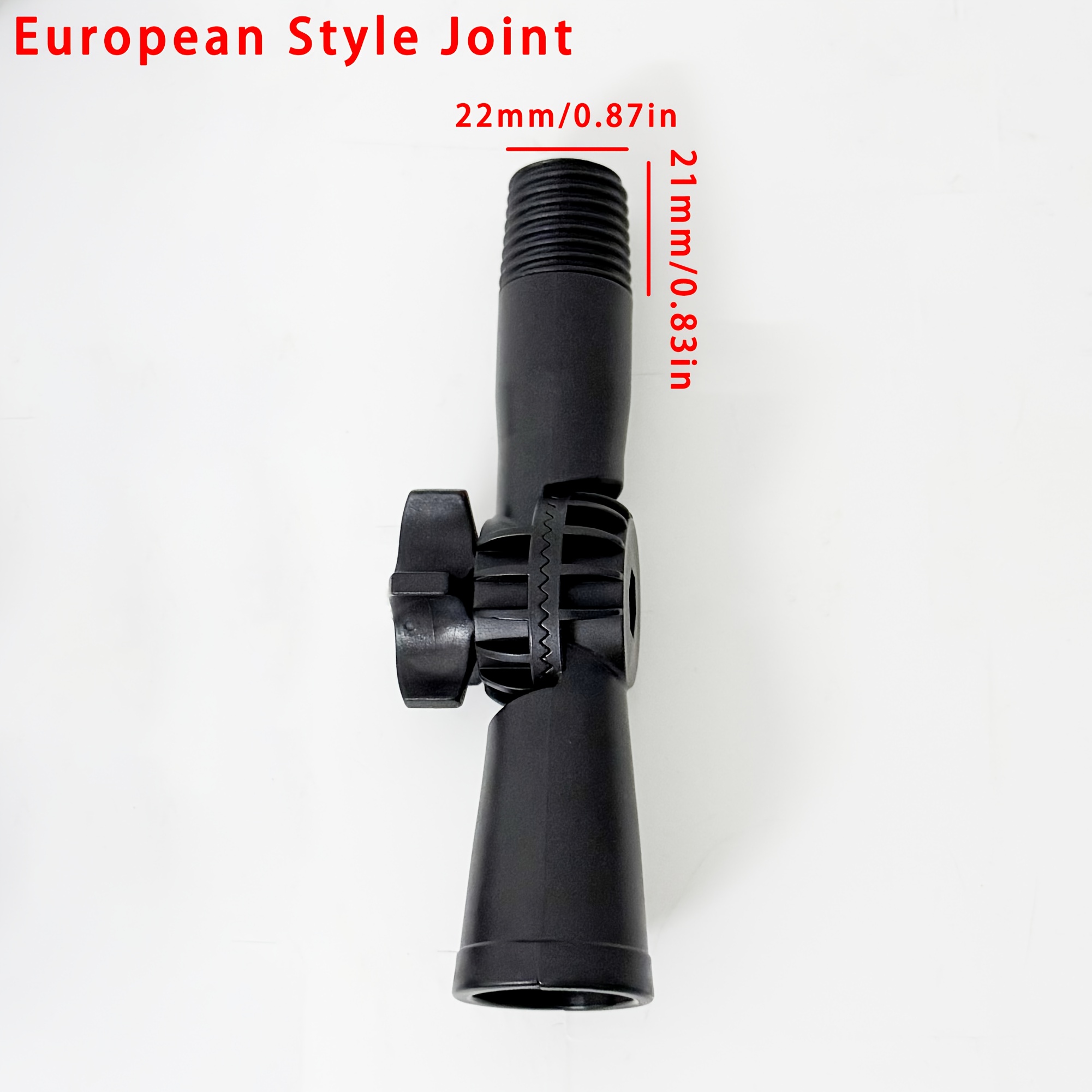 TEMU Rotating Angle Universal Adapter, Window Scraper Connector, Multi Angle Threaded Extension Rod Adapter, Compatible With Most Cleaning Rods,