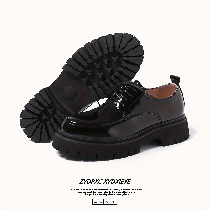 new stylish affordable mens dress shoes thick soles business - Temu Oman