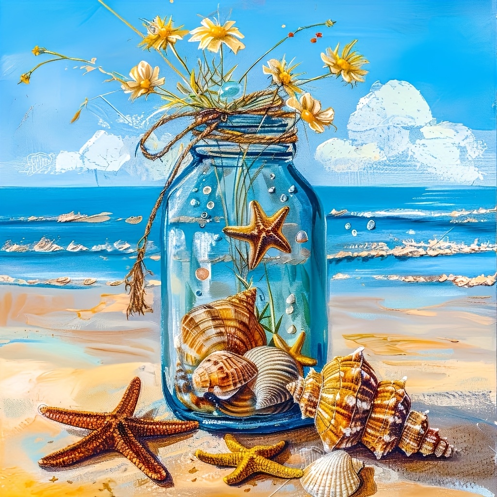 Kit De Peinture Diamant Marguerite Pour Adultes, Kit D'art Diamant Pour Adultes Débutants, Fleurs 5D Rondes Pour Décoration Murale De La Maison, 35,6 X 35,6 Cm