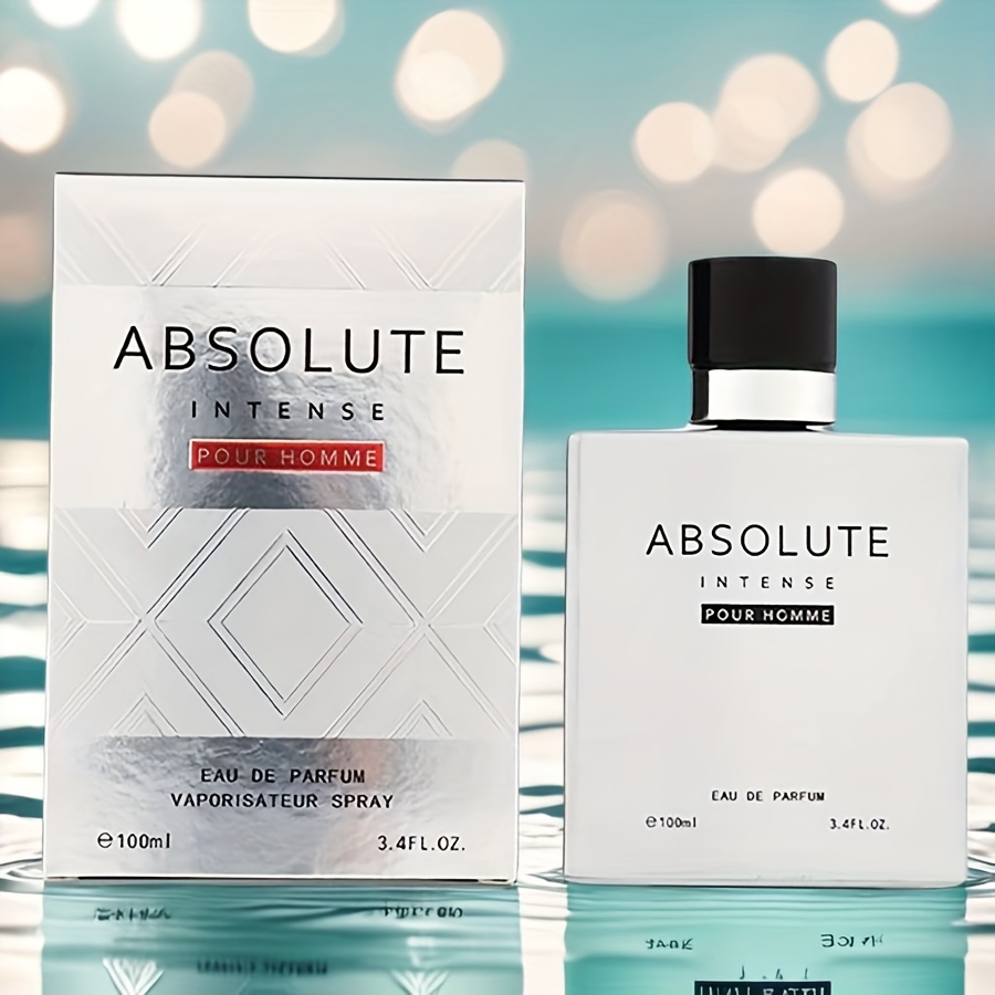 Absolute Intense Men'S Perfume 100ml Eau De Toilette High Quality Men'S Perfume Long-lasting Light Fragrance Ebony Agarwood Woody Fragrance Cologne Holiday Daily Gift - Image 4