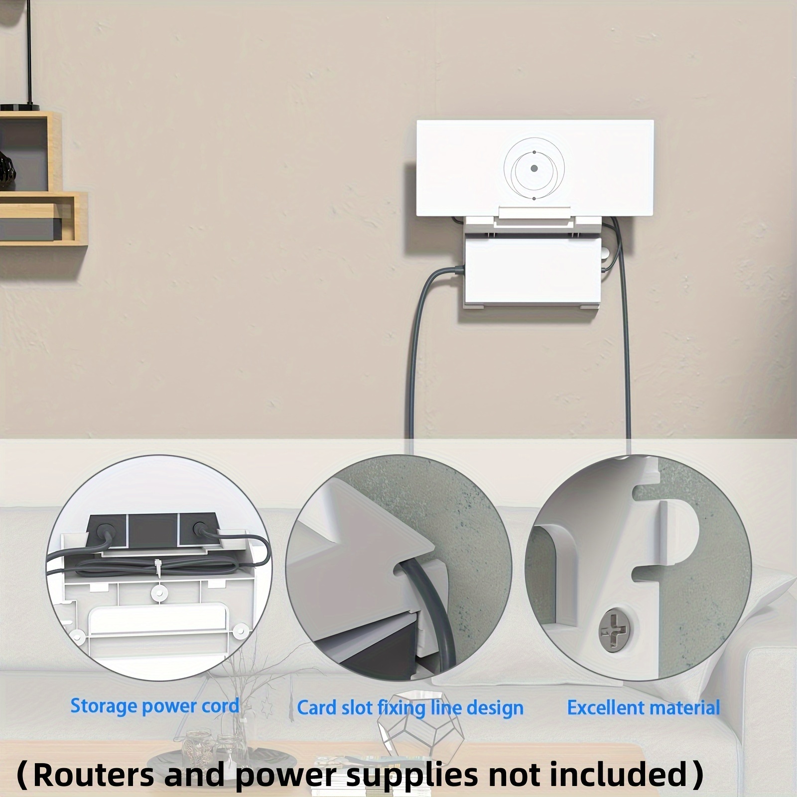 Support Mural 2 en 1 pour Routeur Starlink Gen 3 & Support d'Alimentation StarLink V3 – Image 7