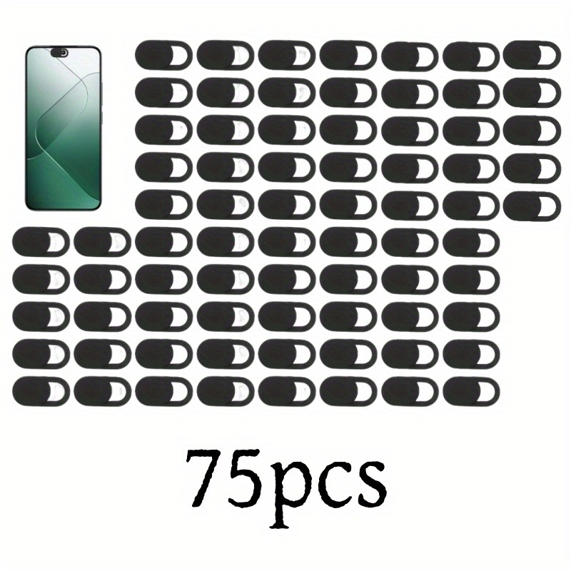 TEMU 25/50/75/100pcs Cubierta para Webcam, Práctica Cubierta para Cámara de Laptop, Pequeña y Portátil, Cubiertas para Cámara de Teléfono, Accesorios