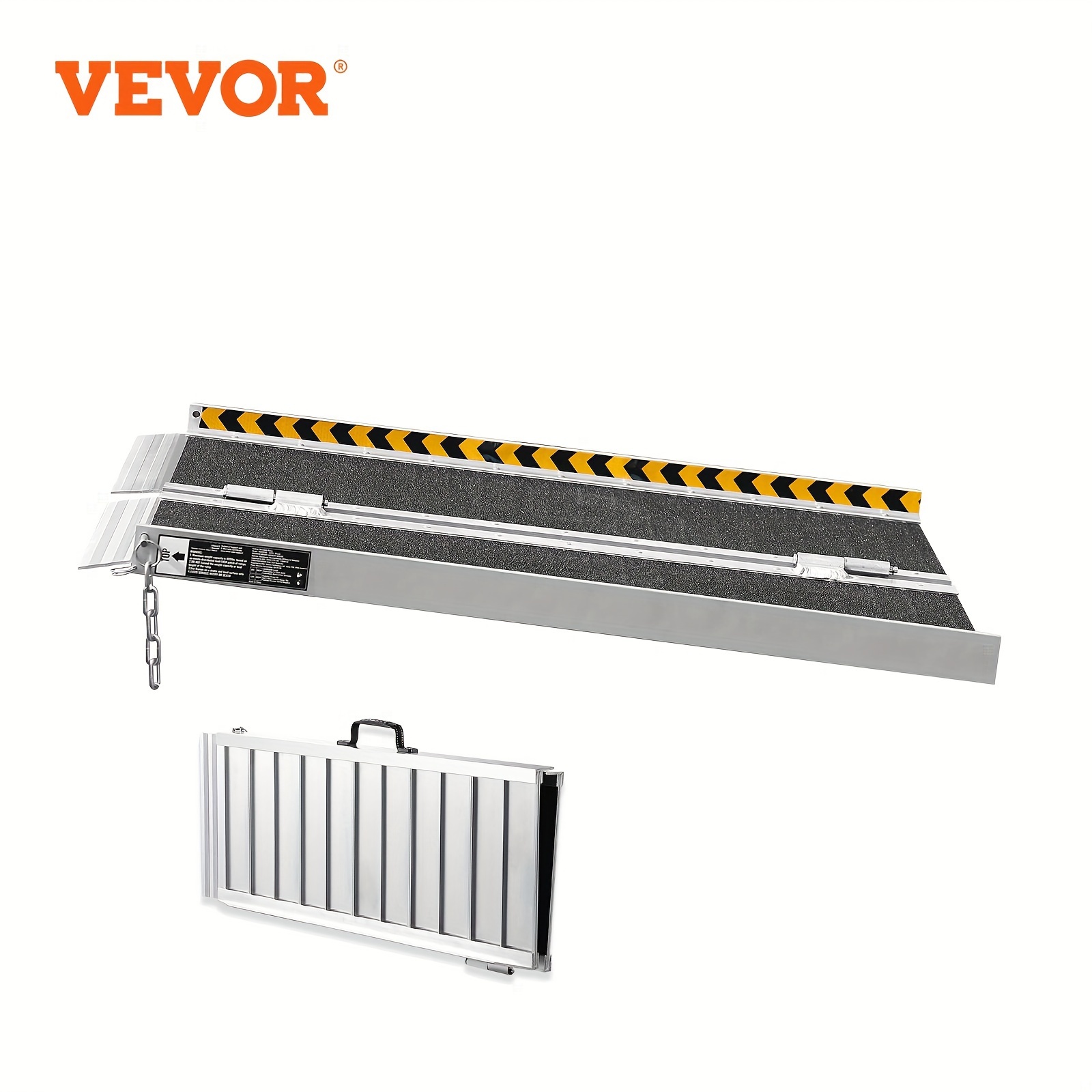 

Vevor Portable Wheelchair Ramp 2ft, Non-slip Aluminum Folding Handicap Ramp, Door Threshold Ramps For Wheelchair For Home, Wheel Chair Ramp Steps, Cars, Scooter, Cart, , Stairs