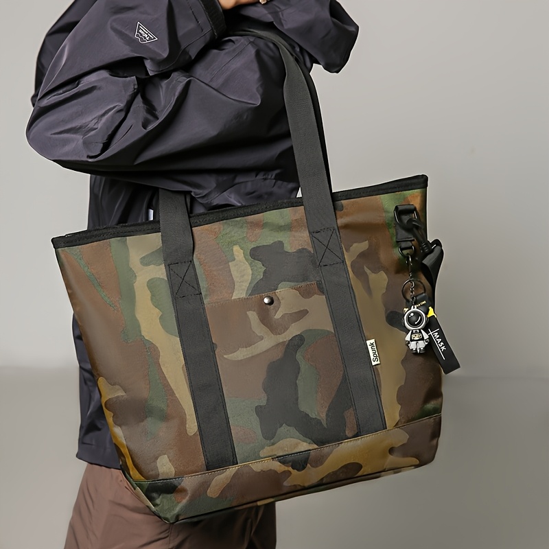 Tote Bag COLOR/STYLE： Camo camo nylon tote bag large capacity durable adjustable - Temu