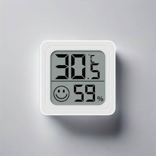 1pc 2 indoor thermometer hygrometer battery powered plastic temperature humidity monitor with button battery single use for home and car adult non rechargeable