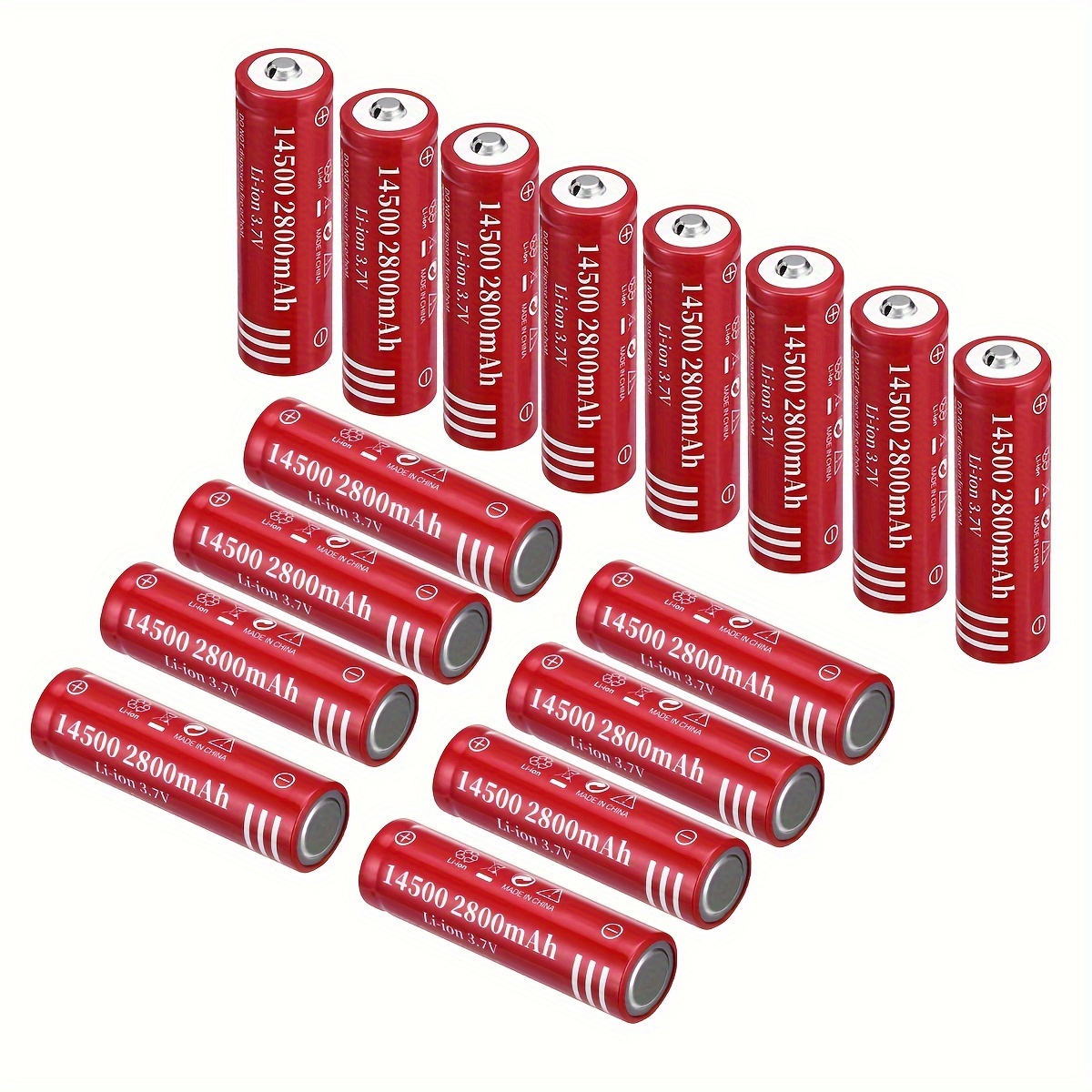Accu 18650 Cigarette Electronique Batterie Rechargeable Li-Ion 14500 2800  MAh 3.7V - Pour Lampe Torche Et Gadgets, Neuve, Marque GTF Batterie Li-Ion  2800mAh