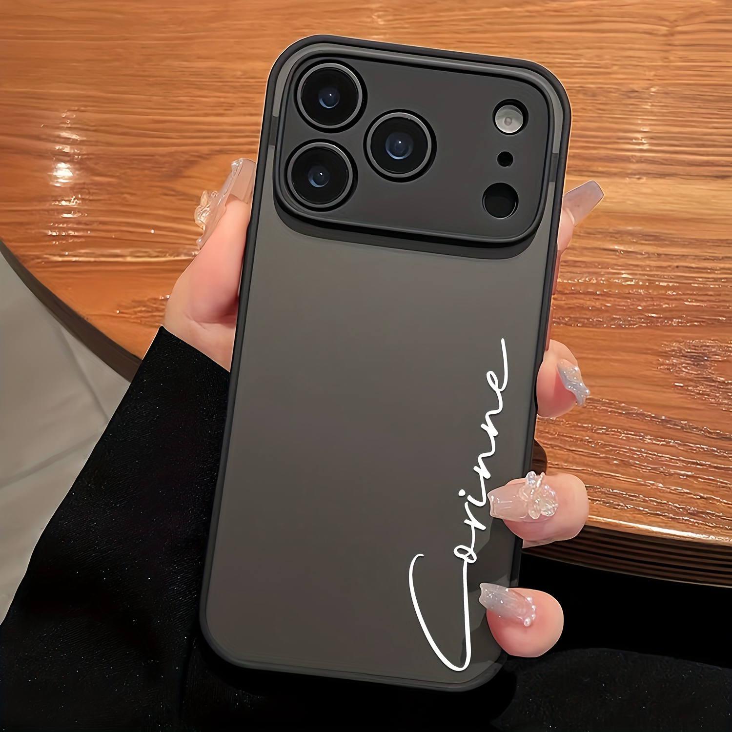 Personalized Custom Name DIY Translucent Ultra-Thin Case Compatible with for iphone Models 11 to 17 Pro Max Plus, Featuring Shockproof Armor And a Luxury Matte Finish, Complete with a Protective Border And Customizable Letters, Perfect As a Gift, Phone Case, Handy Cover