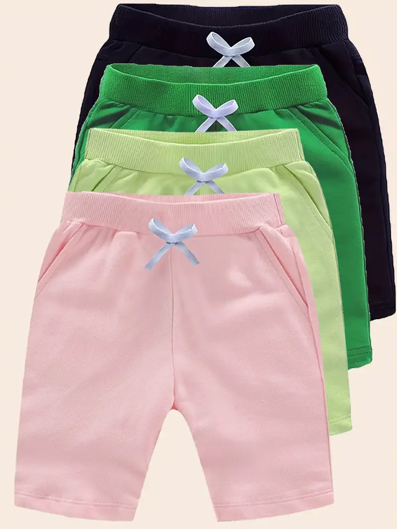Girls' Green Camouflage Chino Shorts - Knee Length, 100% Cotton (Ages 5-13)