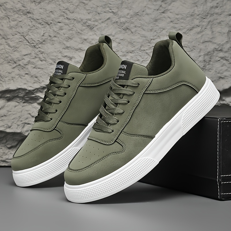 mens black casual sneakers breathable thick pvc sole lace up   for everyday sporty wear   footwear classic   style comfortable fabric insole Product details 7